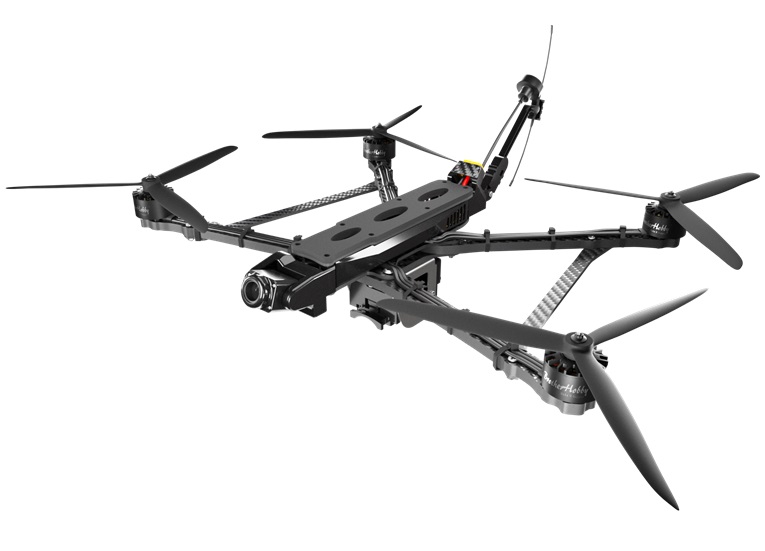 FPV - дрон 10 дюймів "ШПАК" карбон поворотна тепловізійна камера FLY KROP